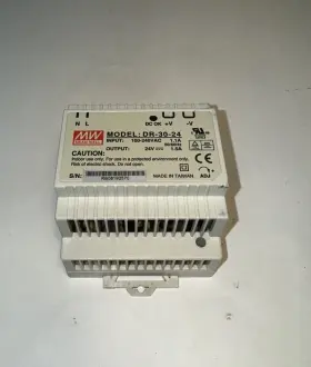 Dr-30-24 Mean Well Power Supply 24vdc 1.5amp
