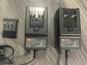 Ge24i24-p1j Mean Well Power Supply Ac-dc External Wall Plug Lot Of 2 #2