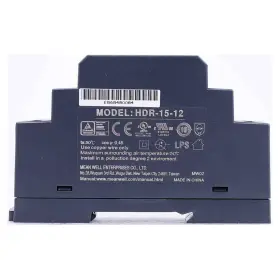 Hdr-15-12 Mean Well Ultra Slim Step-shape 1su Din Rail Power Supply 12v 1.25a 15w -