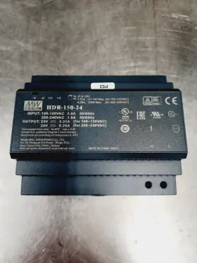 Hdr-150-24 Mean Well 24v Din Mounted Power Supply - 120vac/240vac To 24vac