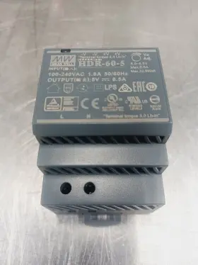 Hdr-60-5 Mean Well Ac/dc Power Supply 1 Output 5v 6.5a - 32.5w Din Adjustable #2