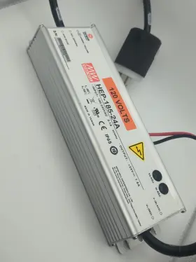 Hep-185-24a Mean Well Power Supply Input 100-240vac 2.1a Output 24vdc 7.8a