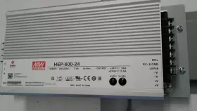 Hep-600-24 Mean Well 24v Ac-dc Single Output Industrial Power Supply 90 305vac