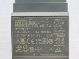 Hidr-60-24 Mean Well Din Rail Power Supply T247674 #3