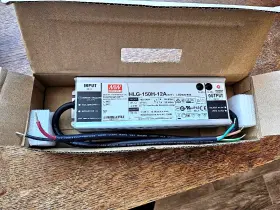 Hlg-150h-12a Mean Well New 12 Volt Dc 12.5 Amp Power Supply