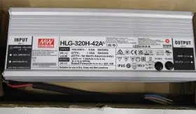 Hlg-320h-42a Mean Well Led Driver 320w In 100-240v Out 42v Adjustable New