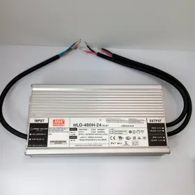 Hlg-480h-24 Mean Well Led Driver 24v 20a 480w Waterproof Power Supply Ip67