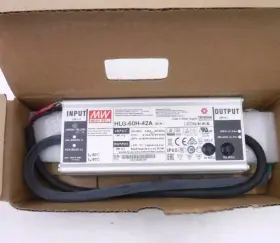 Hlg-60h-42a Mean Well Mw 60w 42v 1.45a Pfc Constant Current Adjustable Led Power Supply