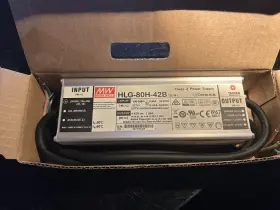 Hlg-80h-42b Mean Well Led Power Supply Output 42v 1.95a - Prepaid Shipping