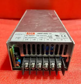 Hrp-600-15 Mean Well Power Supply Ac-dc 15v 43a 100-264v