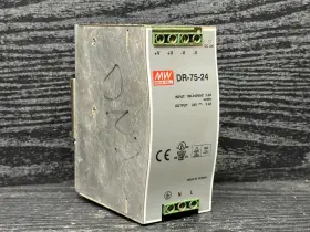 Iillc-000049 Mean Well Dr-75-24 Power Supply Ac-dc 24v 75w 3.12a 90-264v In Enclosed Din Rail
