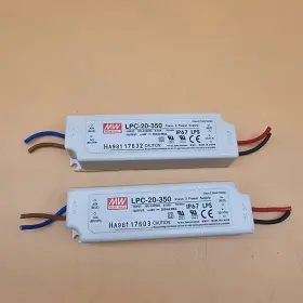 Lpc-20-350 Mean Well 17w 350ma 9 48vdc Constant Current Led Power Supply Ip67