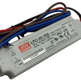 Lpc-20-700 Mean Well Mw Power Supply Class 2 100-240vac 50/60hz 0.55a