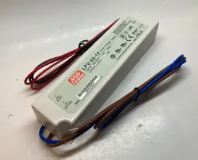 Lpv-60-12 Mean Well Meanwell Led Driver / Power Supply Output 12v 5.0a - Prepaid Shipping #3