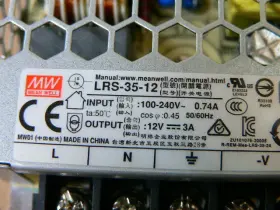 Lrs-35-12 Mean Well Power Supply 35w 12v #3