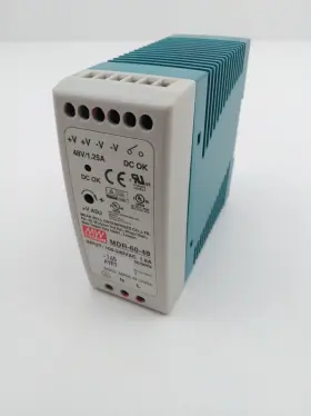 Mdr-60-48 Mean Well Power Supply Input 100-240vac 1.8a Output 48vdc 1.25a
