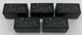 Mpm-20-15 Mean Well Qty 5 Switching Power Supply 100-240v .75-.5a 4-pin Medical