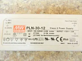 Pln-30-12 Mean Well Mw Class 2 Power Supply Output 12 Vdc #2