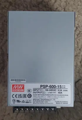 Psp-600-15 Mean Well Ac To Dc Power Supply Single Output 15v 40 Amp 600w