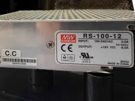 100w1-12-8.5 Mean Well Rs-100-12 Amp Power Supply