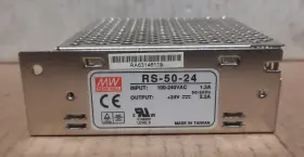 Rs-50-24 Mean Well #rs-50-24 Power Supply Input 100-240vac Output 24vdc R103 #3