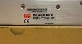 Rsd-150c-24 Mean Well Dc-dc Converter - 151.2w 33.6 62.4v In 24v Out