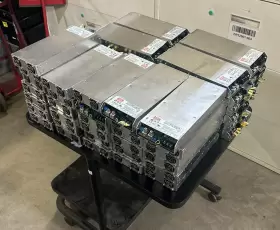 Rsp-1000-24 Mean Well Lot Of 55 Mw Ac-dc Single Output Enclosed Power Supply