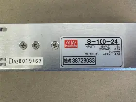 S-100-24 Mean Well Mw Power Supply 115vac 1.9a 230vac 0.8a Item A #2