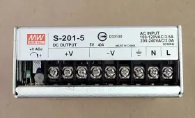 S-201-5 Mean Well Mw Switching Power Supply 100-120vac/3.5a 200-240vac/2.0a A #2