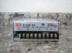 S-320-24 Mean Well 120/240vac 6.0/3.5a / 24v 12.5a 320w Switching Power Supply
