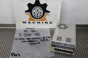 S-350-48 Mean Well Switching Power Supply 100-120vac 6.5a 200-240vac 3.5a Used