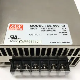 Se-600-12 Mean Well Power Supply 100-120/200-240vac Input 12vdc 50a 600w Output #2