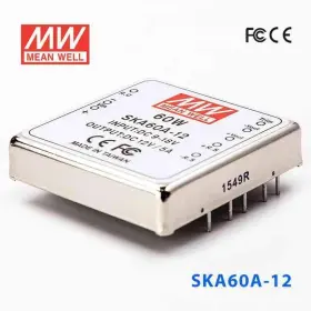 Ska60a-12 Mean Well Dc-dc Converter - 60w 9 18v In 12v Out