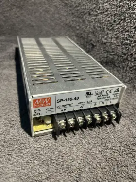 Sp-150-48 Mean Well Adjustable Power Supply 100-240vac Input 48vdc 3.2a Output
