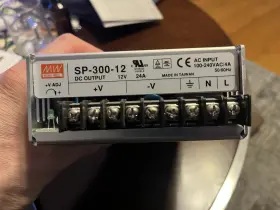 Sp-300-12 Mean Well Used Switching Power Supply 115/230 12v Dc 24a