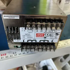 Sp-500-12 Mean Well Meanwell Power Supply Input 100-240vac 7a 50-60hz #3