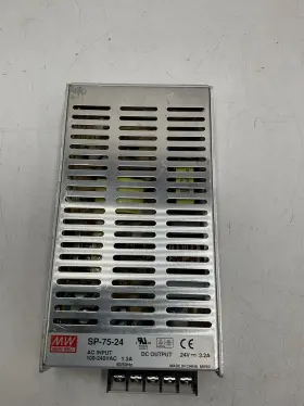 Sp-75-24 Mean Well Switching Power Supply 100-240vac 1.3a 50/60hz - Used
