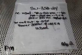 Sw-350-24 Mean Well Power Supply 90-132vac 180-264vac 355-373vdc Used Warranty #2 Sw-350-24 Mean Well Power Supply 90-132vac 180-264vac 355-373vdc Used Warranty #2