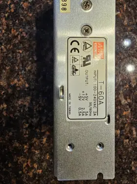 T-60a Mean Well Parlec / T60a Used Tested 5v -5v 12v 100-240v #2