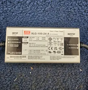 Xlg-100-24-a Mean Well Class 2 Power Supply 100-240v Input 25v Output