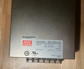 Se-600-48 Meanwell 959687370880 Mean Well Ac To Dc Power Supply Single Output 48v 12.5 Amp 600w #2