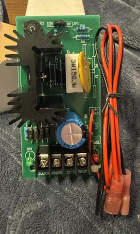 Mg Electronics 759377242376 12/6vdc Power Supply With Backup Leads And Status Led Lights Adhesives