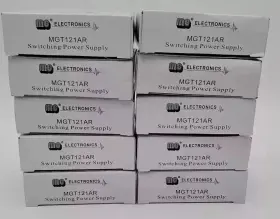 Mgt121ar Mg Electronics Class Ii 12 Vdc 1000ma Power Supply Cctv Lot Of 10 New