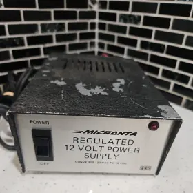22-124 Micronta Regulated 12v Power Supply 120vac