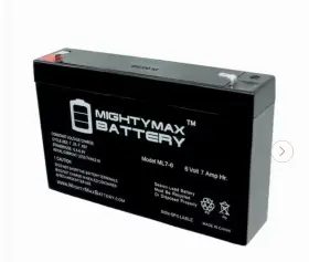 Ml7-6 Mighty Max Battery 6v 7ah Agm Sealed Spill-proof