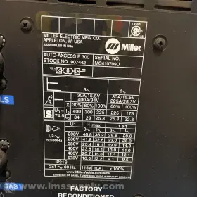 907442 Miller Welding Power Supply 3018 #2