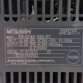 Fr-d740-050-ec Mitsubishi Inverter 3 Phase 325-480vac 2.2kw 5a Used #2