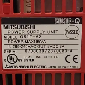 Q61p-a2 Mitsubishi - Melsec-q Power Max 105va Supply Unit #2