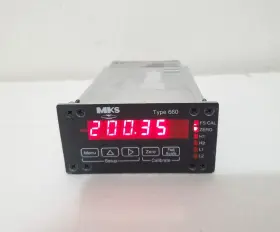 660b12 Mks Instruments Type 660 Power Supply Digital Readout 120v Rs-232 Model