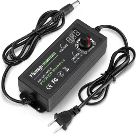 Mo-gu 705353273940 Facmogu 3v-12v 5a 60w Adjustable Power Supply With Led Display Variable Dc 3v 5